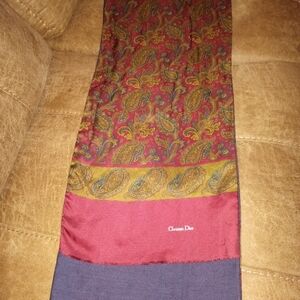 Vintage Christian Dior Paisley scarf